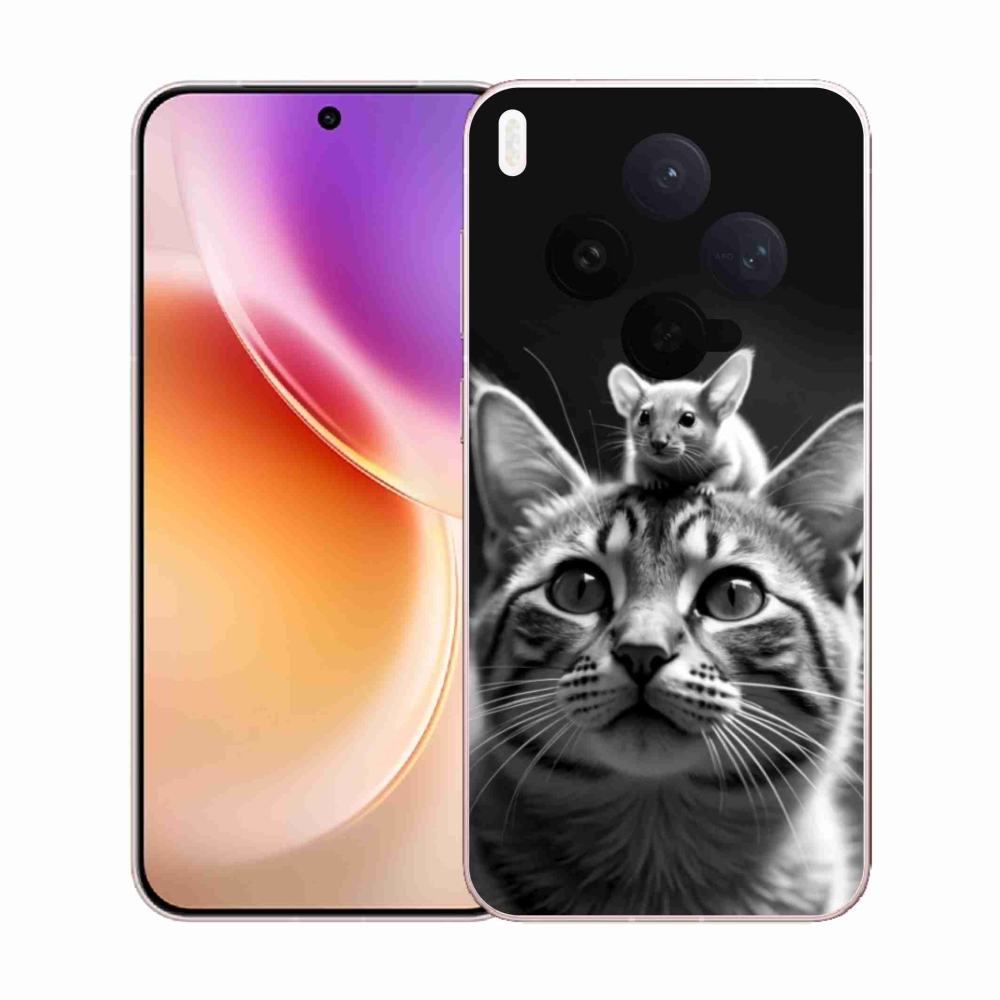 Zselés borítás mmCase a Vivo X300 5G-hez - állatbarátság 2