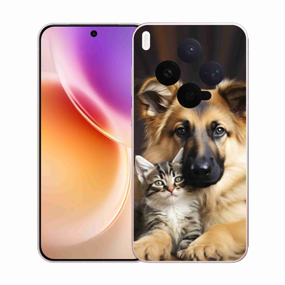 Zselés borítás mmCase a Vivo X300 5G-hez - állatbarátság