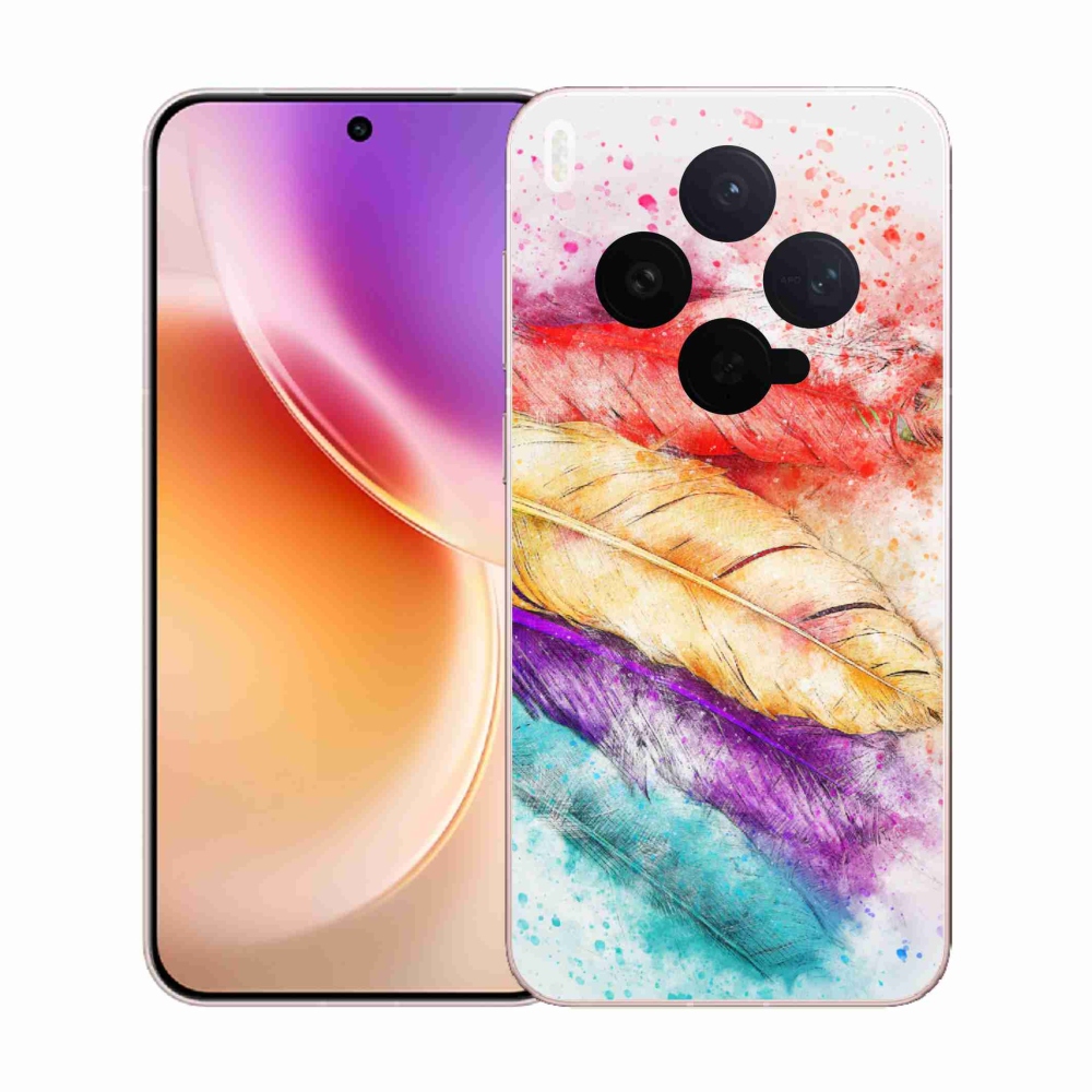 Zselés borítás mmCase a Vivo X300-hoz - színes toll