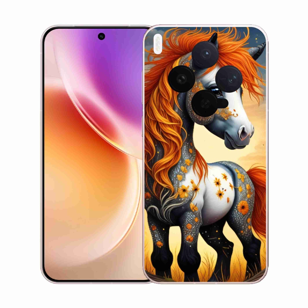 Zselés borító mmCase a Vivo X300-hoz - színes póni