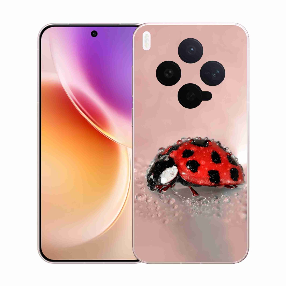 Zselés borítás mmCase Vivo X300-hoz - katicabogár