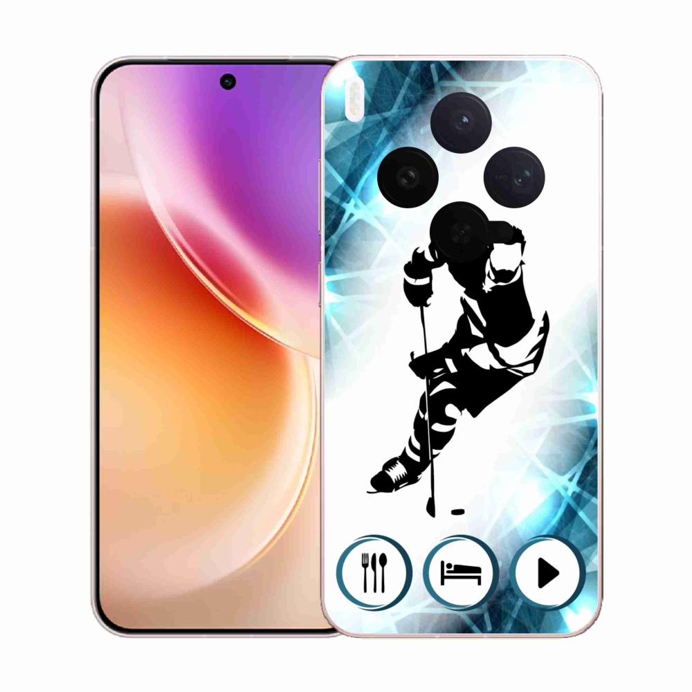 Zselés borítás mmCase a Vivo X300-hoz - jégkorong 1