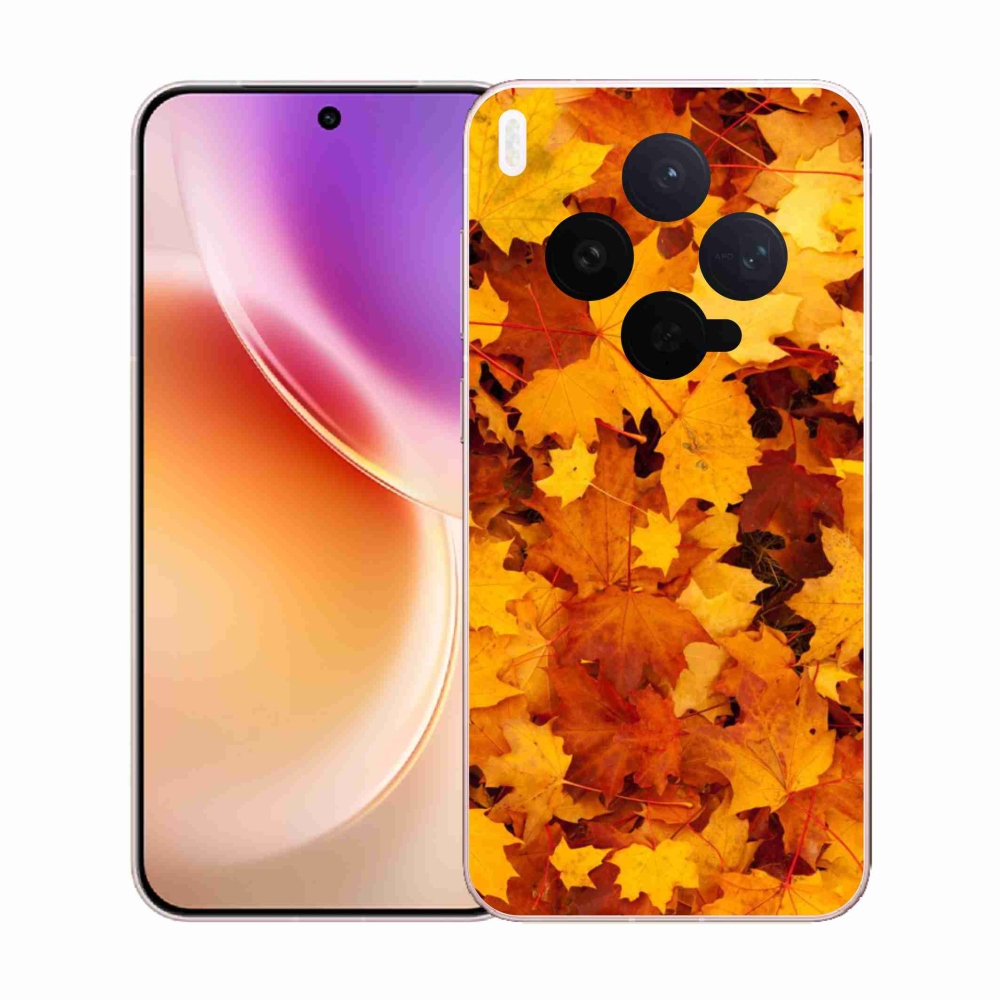 Zselés borítás mmCase a Vivo X300-hoz - juharlevelek