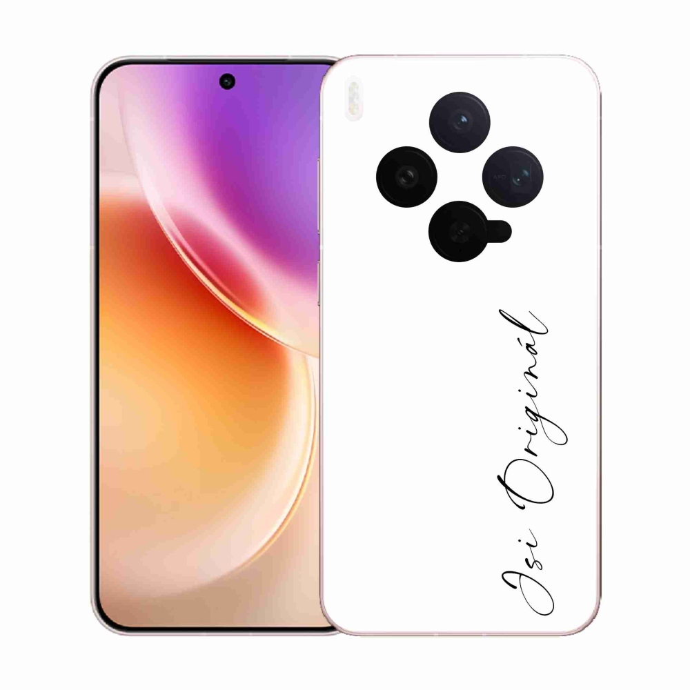 Gélburkolat mmCase a Vivo X300-on - te vagy az eredeti fehér háttér