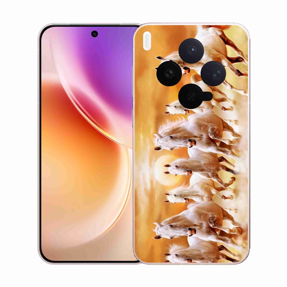 Zselés borítás mmCase a Vivo X300-hoz - lovak 2