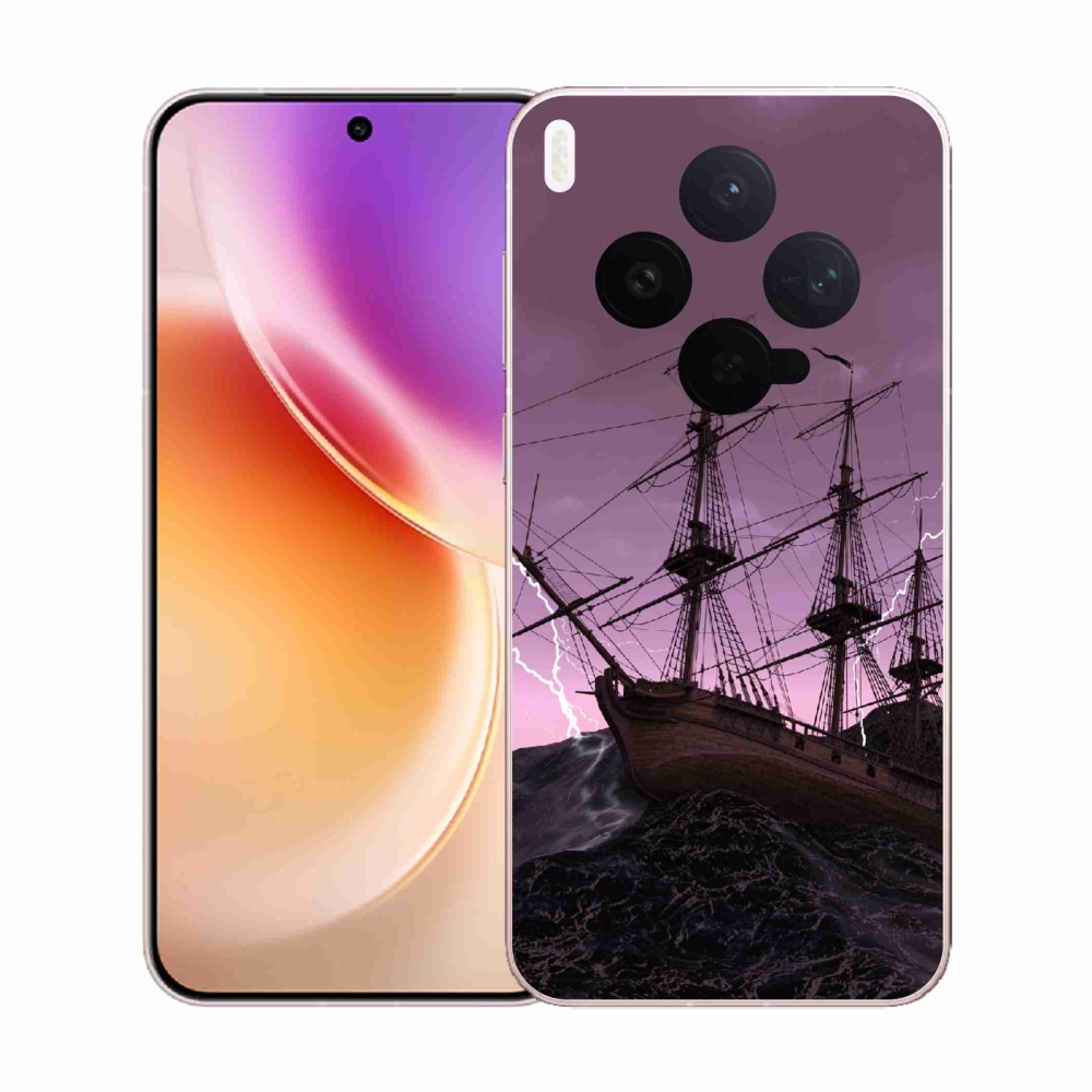 Zselés borítás mmCase a Vivo X300-hoz - hajó a viharban