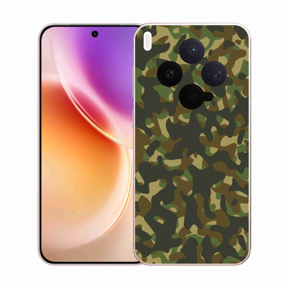 Zselés borítás mmCase a Vivo X300-hoz - álcázó mintázat 1