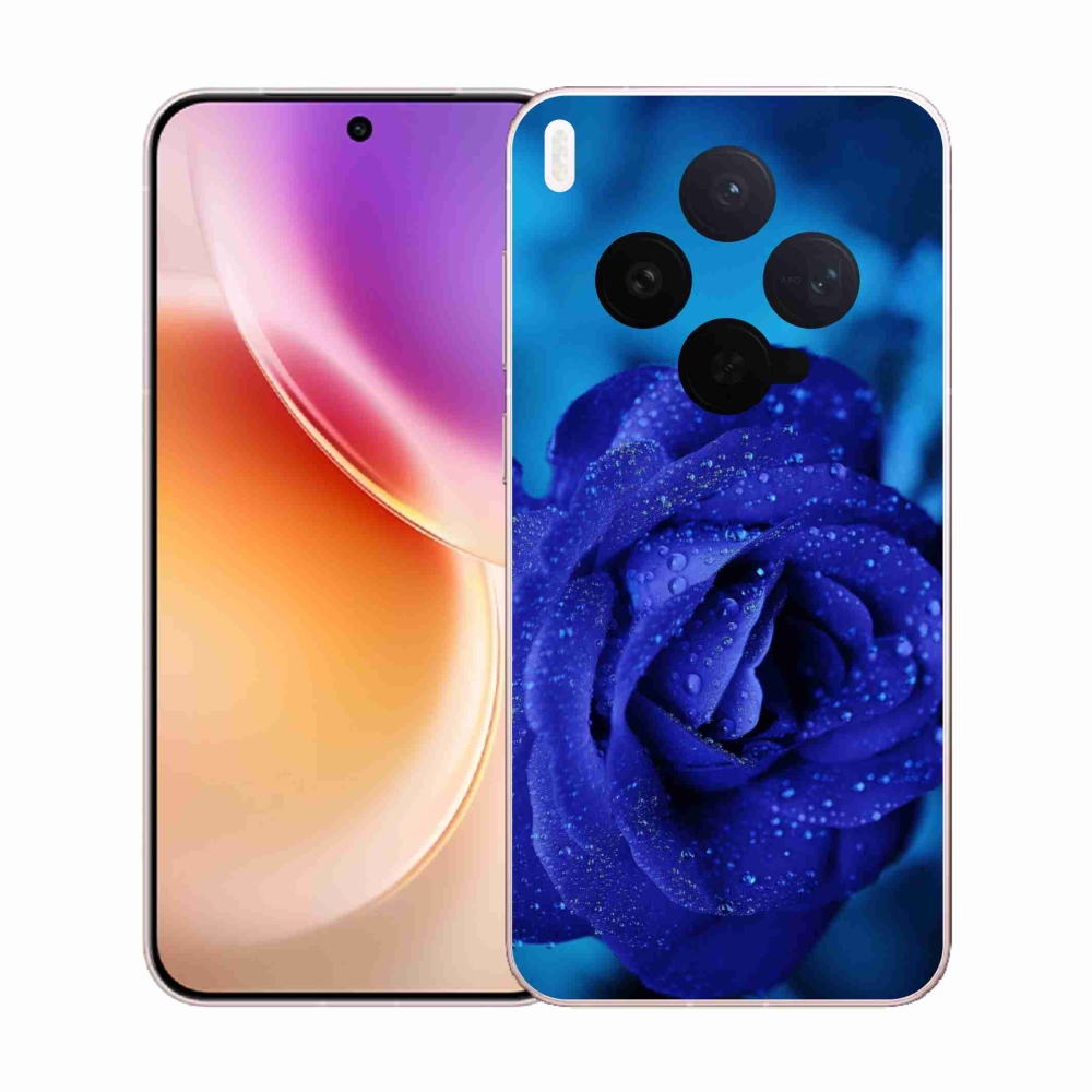 Zselés borítás mmCase Vivo X300-hoz - kék rózsa