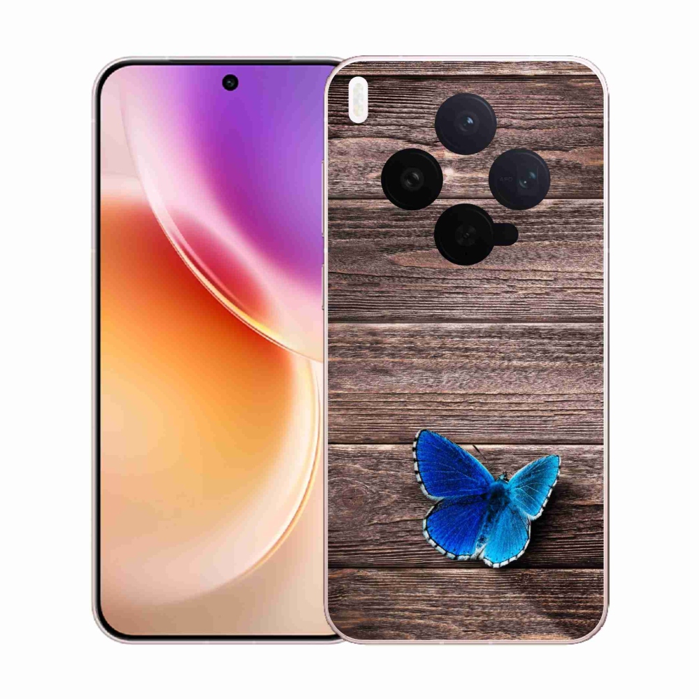 Gélvédő mmCase a Vivo X300-hoz - kék pillangó 1