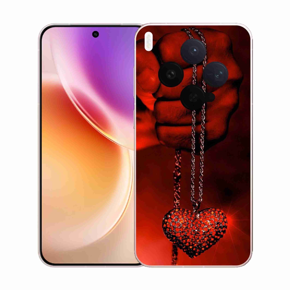 Zselés borítás mmCase a Vivo X300-hoz - nyaklánc