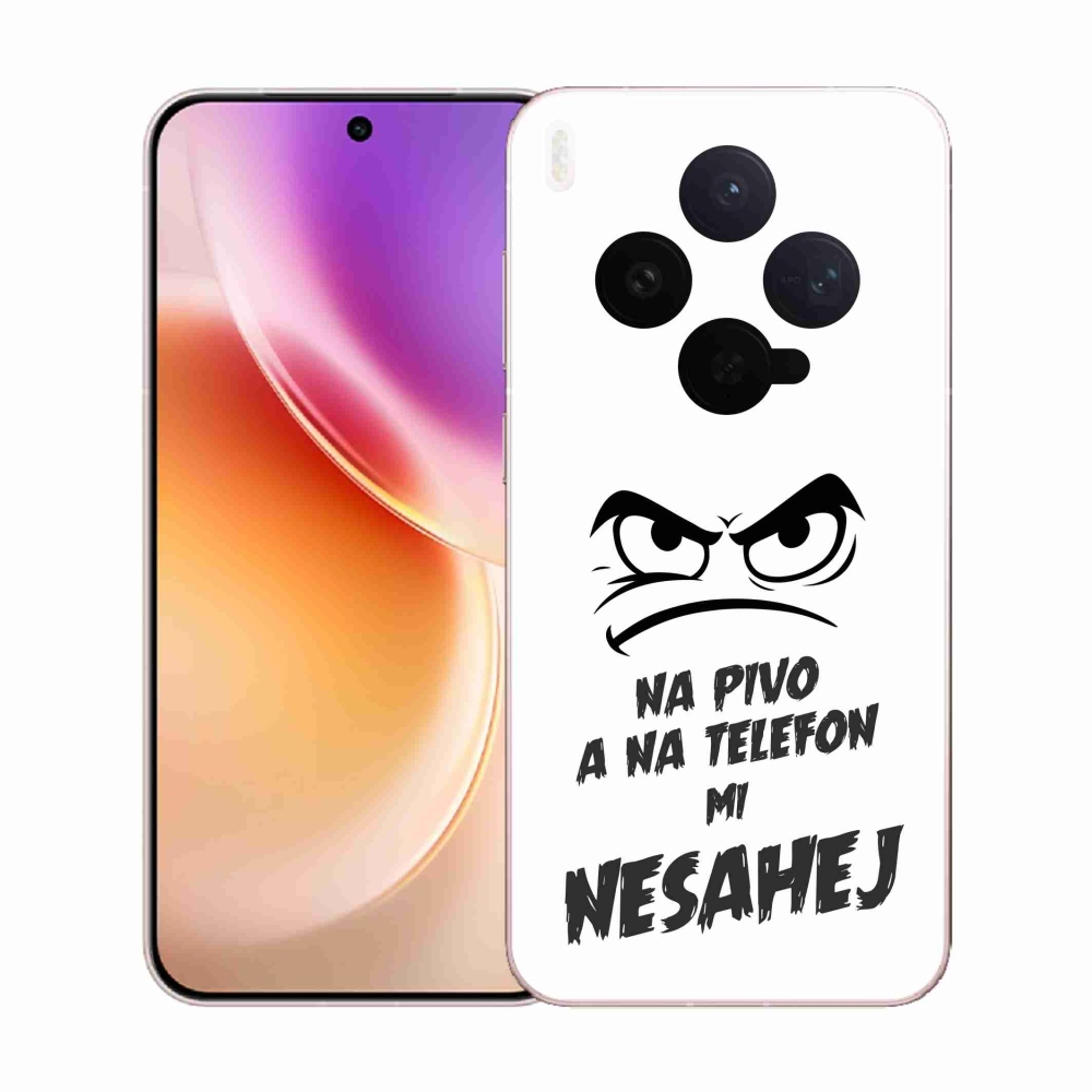 Gél borító mmCase a Vivo X300-hoz - sör motívum 2 fehér háttérrel