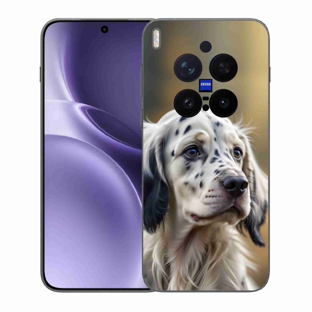 Zselés borítás mmCase a Vivo X300 Pro 5G készülékhez - English Setter