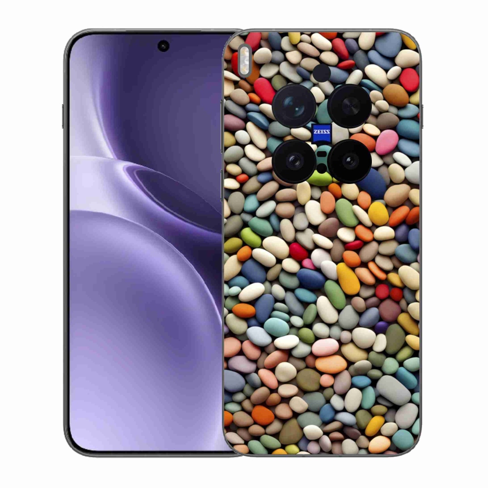Zselés borítás mmCase a Vivo X300 Pro 5G készülékhez - színes strasszkövek 2