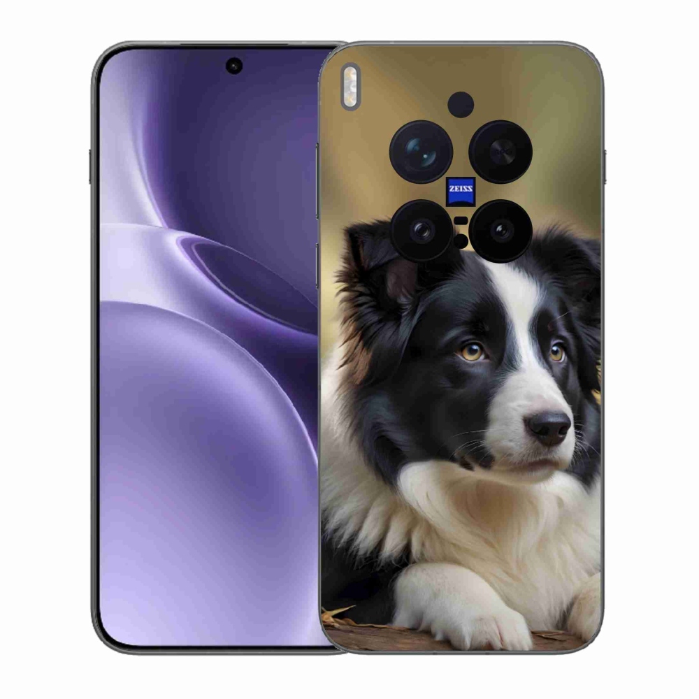 Zselés borítás mmCase a Vivo X300 Pro 5G készülékhez - border colie 2