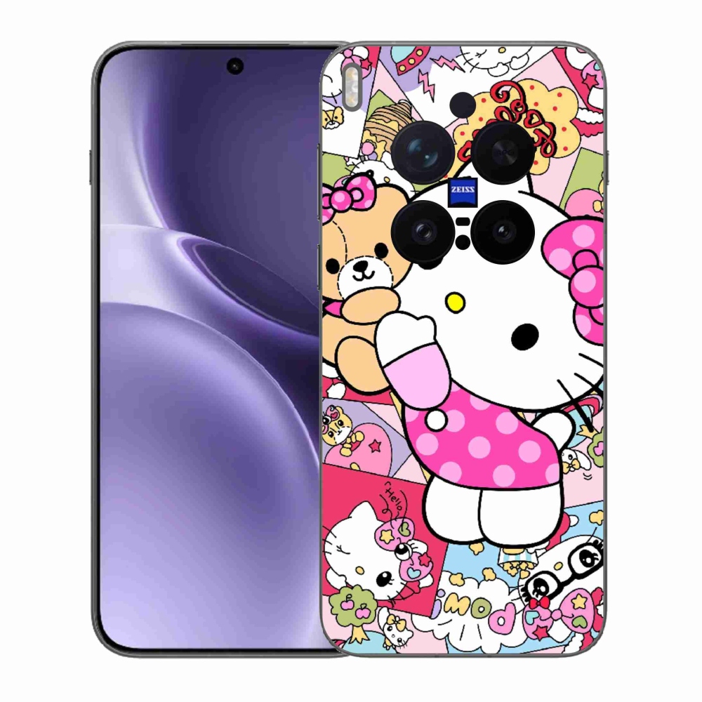 Gél borítás mmCase a Vivo X300 Pro 5G készülékhez - aranyos cica