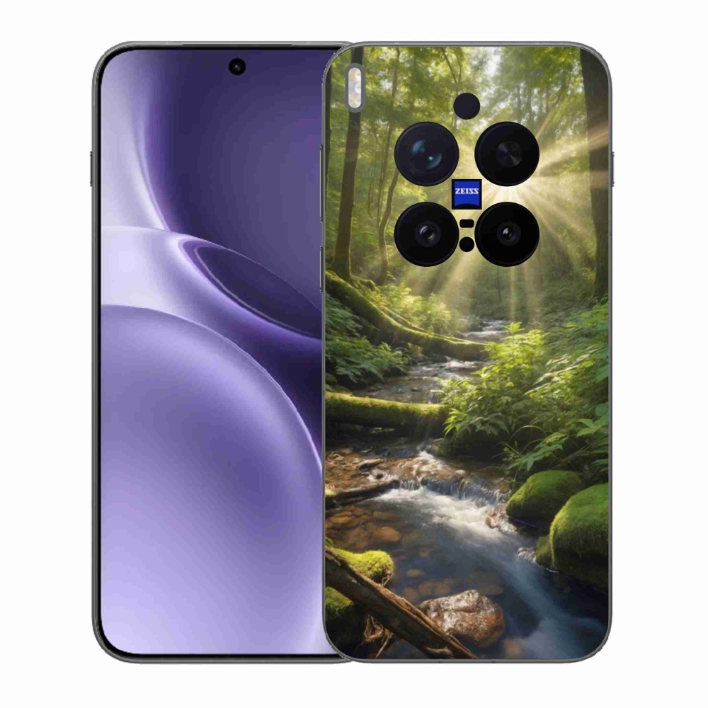 Zselés borítás mmCase a Vivo X300 Pro 5G-hez - erdő mélysége