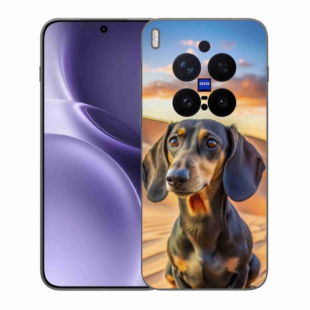 Zselés borítás mmCase a Vivo X300 Pro 5G készülékhez - tacskó 3