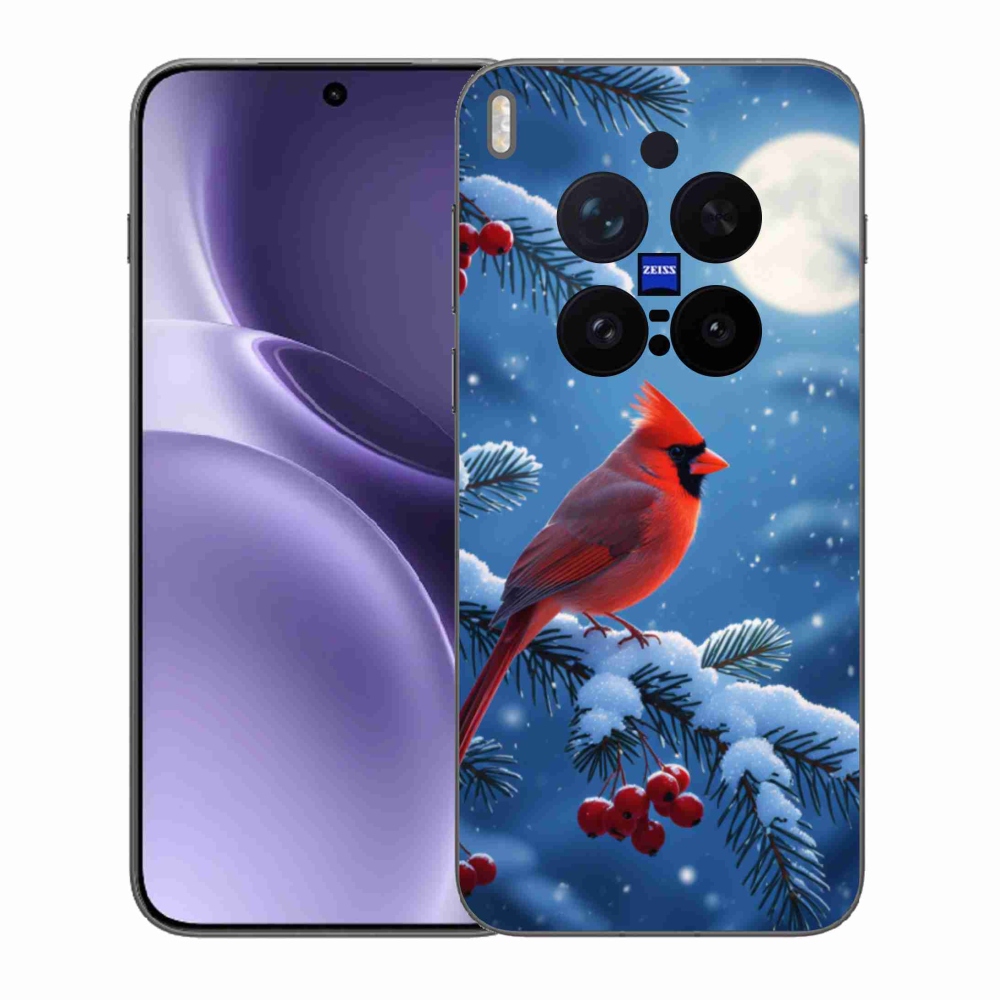 Zselés borítás mmCase a Vivo X300 Pro 5G készülékhez - kardinálpiros színű