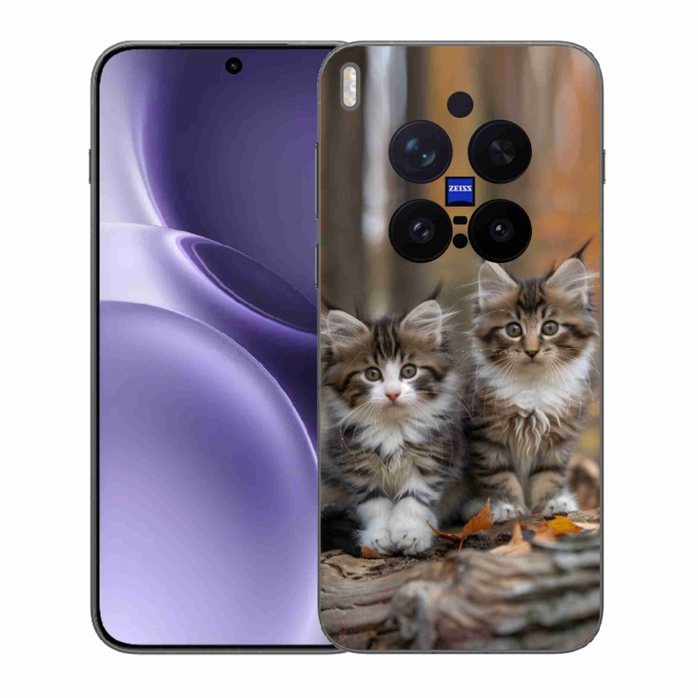 Zselés borítás mmCase a Vivo X300 Pro 5G készülékhez - cat duo 3