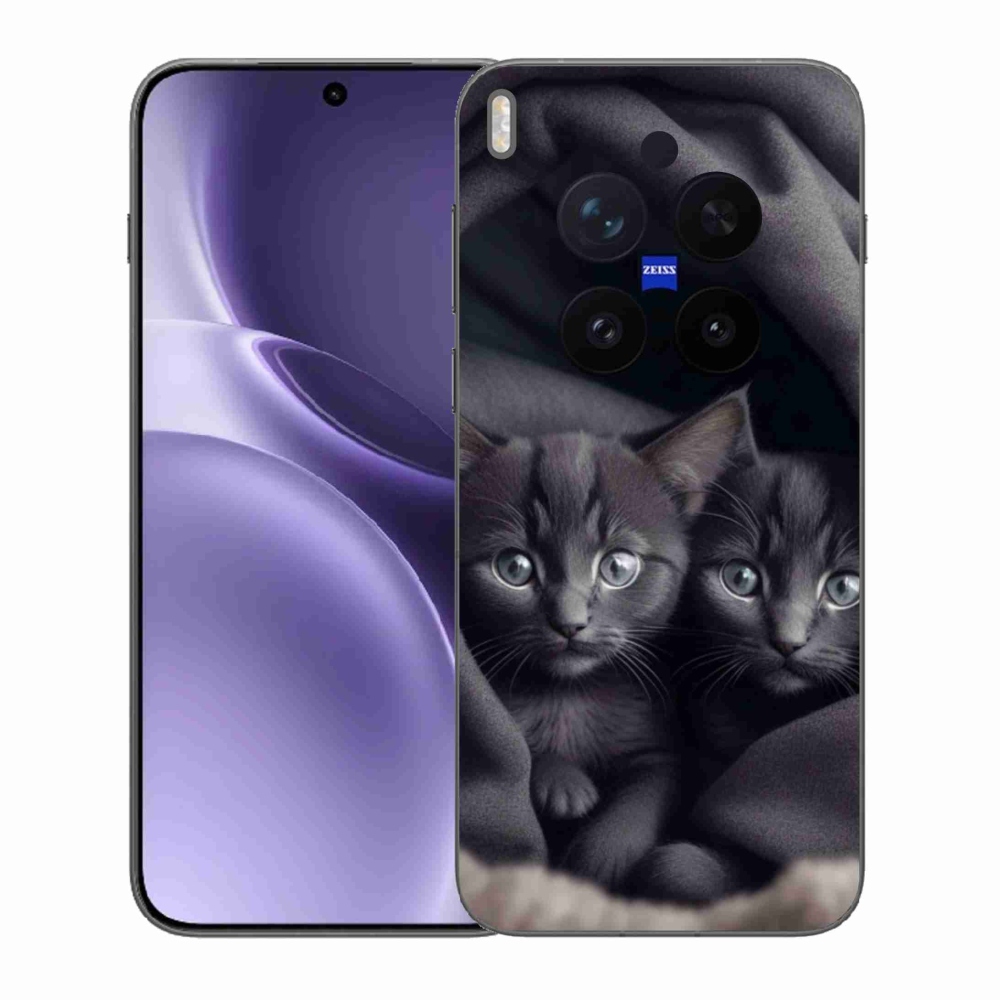 Zselés borítás mmCase a Vivo X300 Pro 5G készülékhez - cat duo
