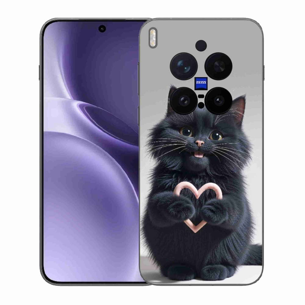 Zselés borítás mmCase a Vivo X300 Pro 5G készülékhez - cat love 3