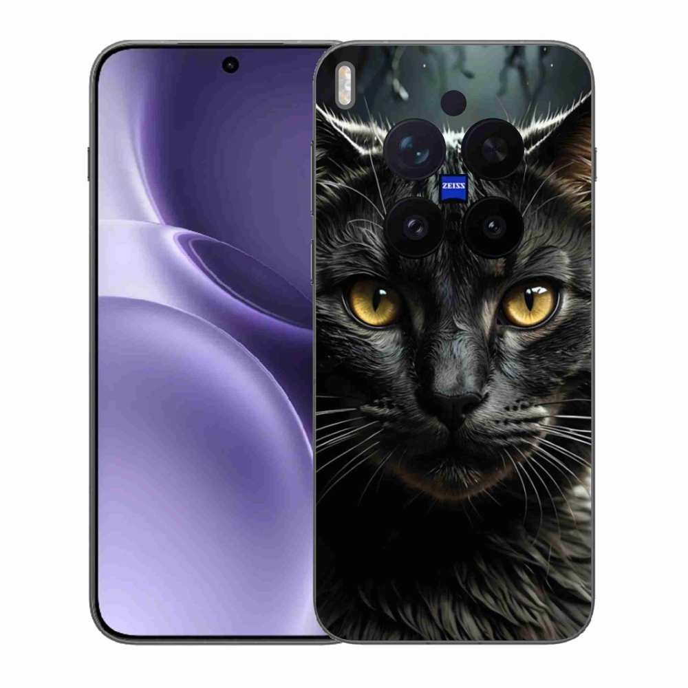 Zselés borítás mmCase a Vivo X300 Pro 5G készülékhez - macskaszem 3