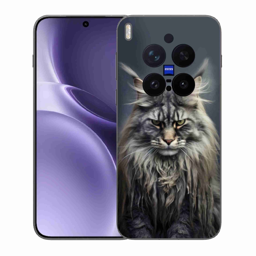 Gél borítás mmCase a Vivo X300 Pro 5G készülékhez - Macskaszem nézet 4