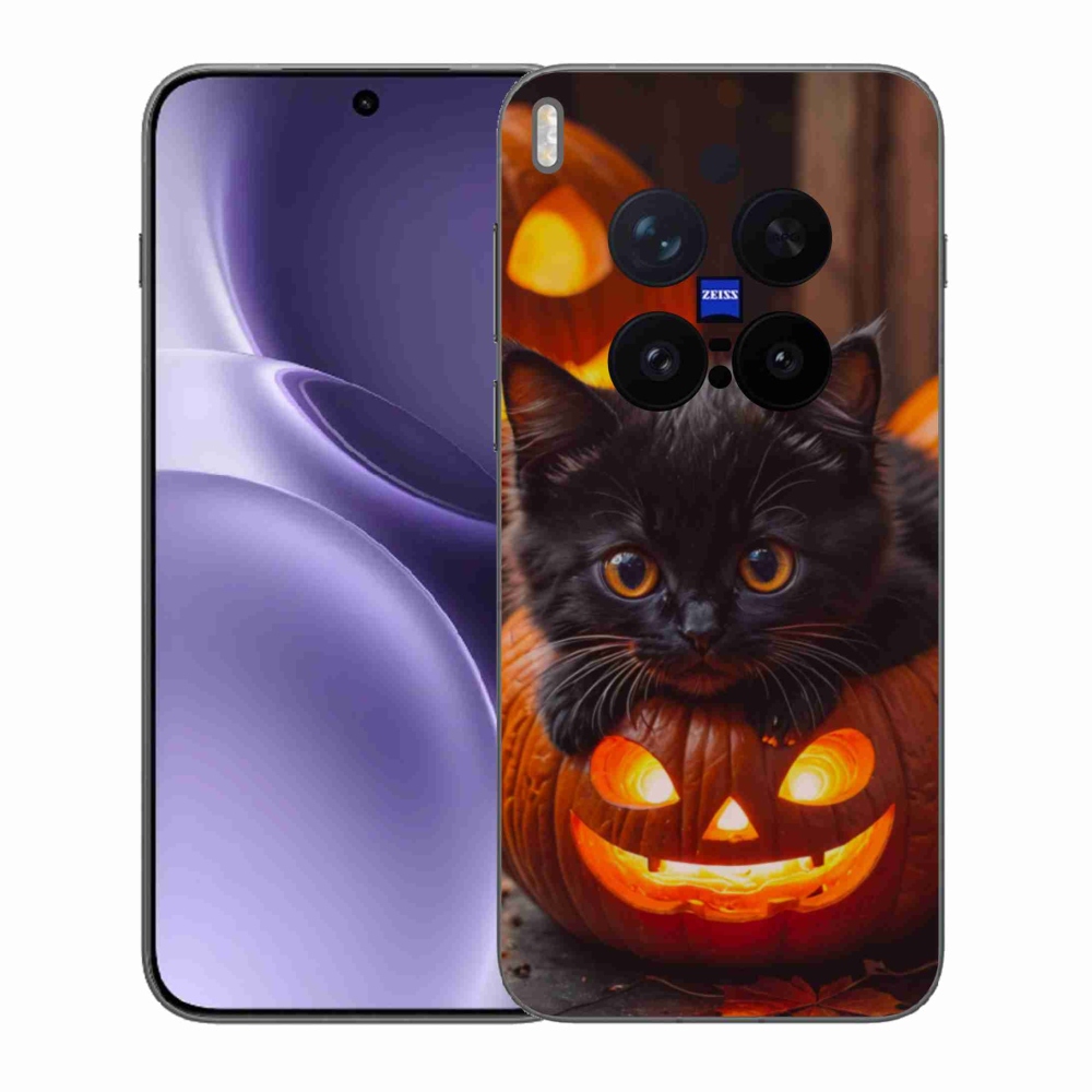 Zselés borítás mmCase a Vivo X300 Pro 5G készülékhez - cica és tök