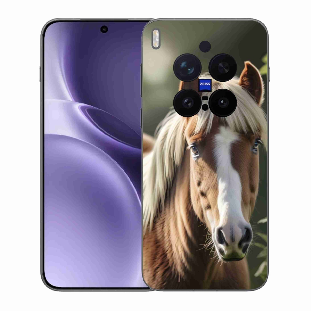 Zselés borítás mmCase a Vivo X300 Pro 5G-hez - ló könnyű sörénnyel