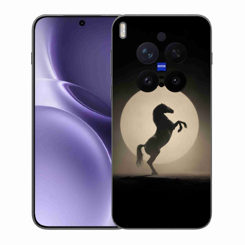 Zselés borítás mmCase a Vivo X300 Pro 5G készülékhez - ló sziluettben