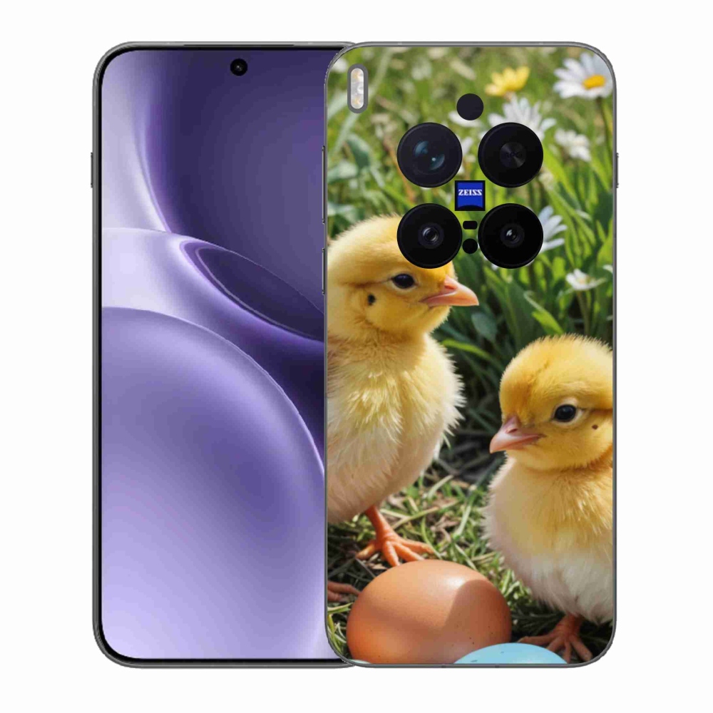 Gél védőburkolat mmCase a Vivo X300 Pro 5G készülékhez - csibék