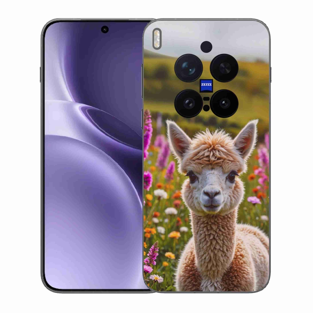 Zselés borítás mmCase a Vivo X300 Pro 5G készülékhez - láma a réten