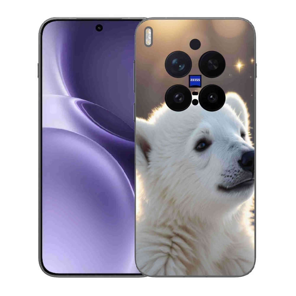 Zselés borítás mmCase a Vivo X300 Pro 5G készülékhez - jegesmedve