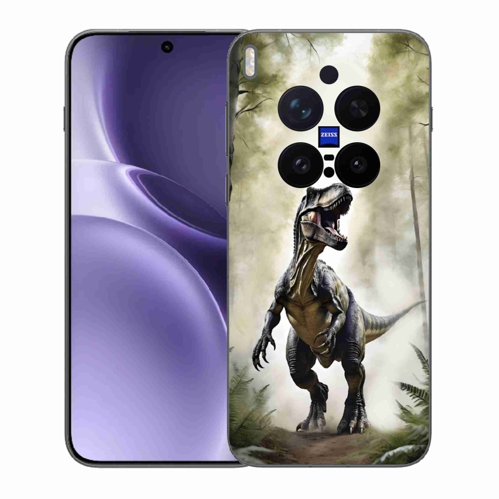 Zselés borítás mmCase a Vivo X300 Pro 5G készülékhez - dühös T-Rex