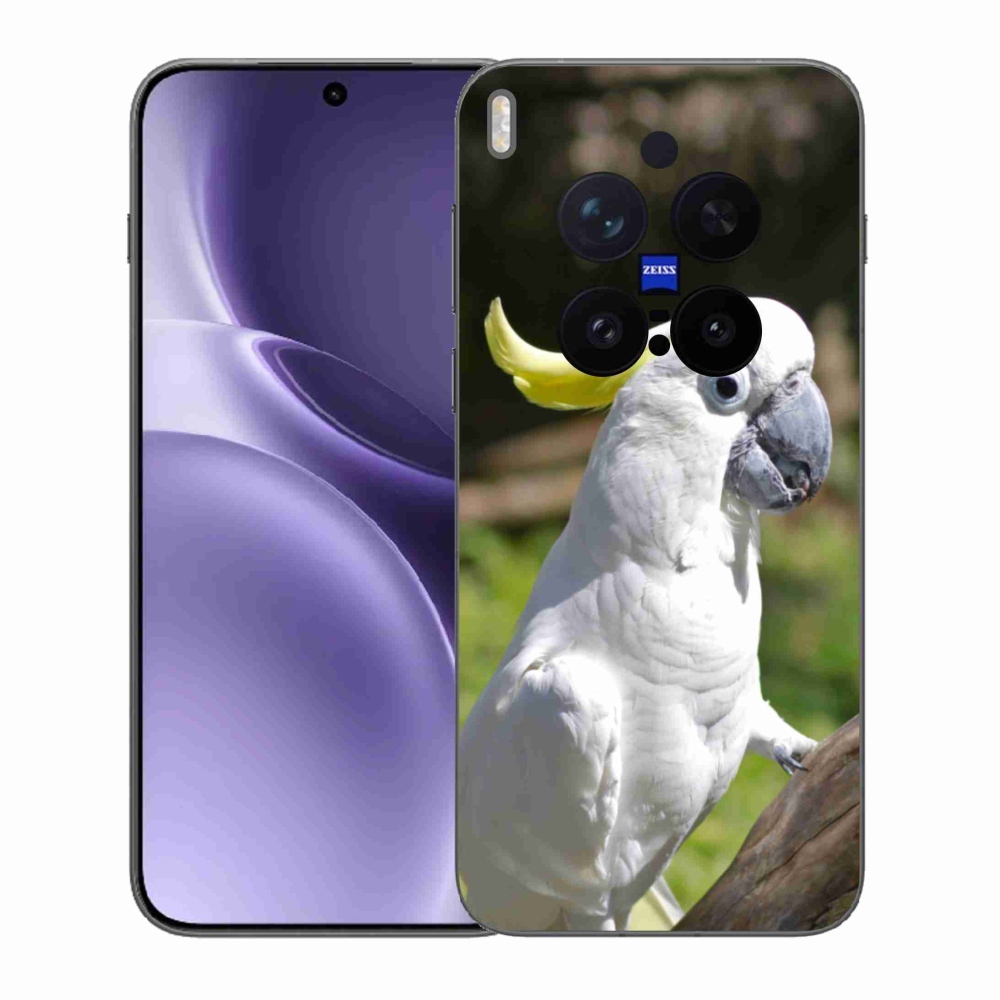 Zselés borítás mmCase a Vivo X300 Pro 5G készülékhez - papagáj kakadu 2