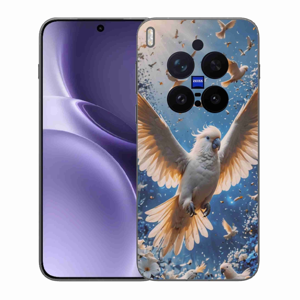 Zselés borítás mmCase a Vivo X300 Pro 5G készülékhez - papagáj kakadu