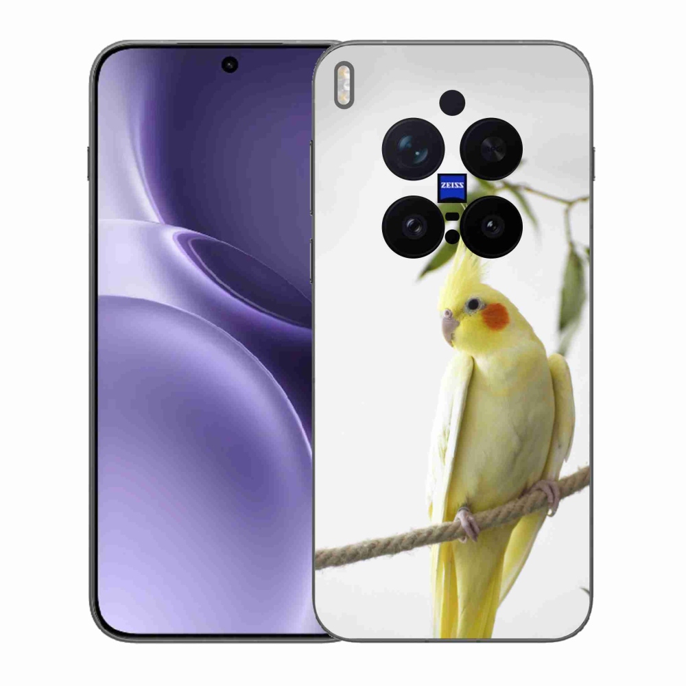 Zselés borítás mmCase a Vivo X300 Pro 5G készülékhez - papagáj korall színben