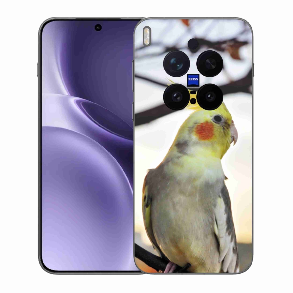 Zselés borítás mmCase a Vivo X300 Pro 5G készülékhez - papagáj korela