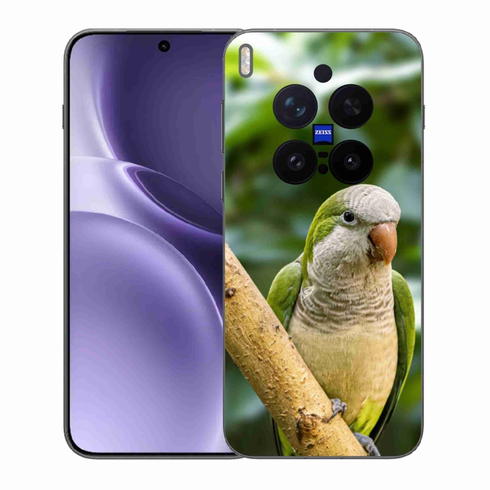 Zselés borítás mmCase a Vivo X300 Pro 5G készülékhez - papagáj