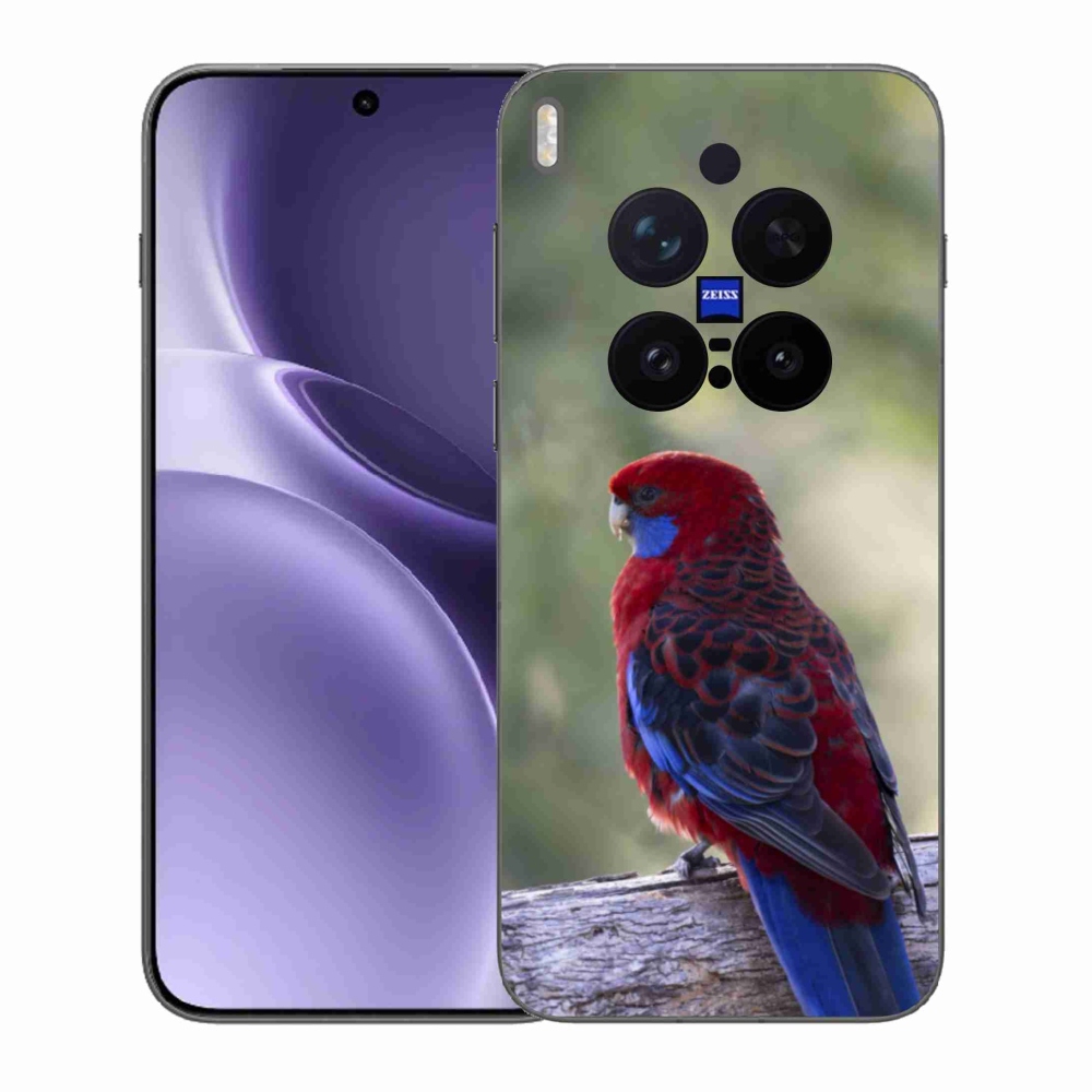 Zselés borítás mmCase a Vivo X300 Pro 5G készülékhez - papagáj rosela