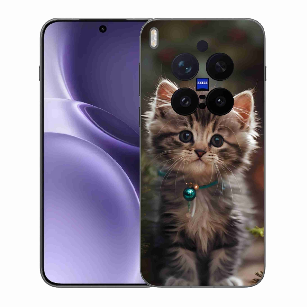 Gél borítás mmCase a Vivo X300 Pro 5G készülékhez - aranyos cica 11