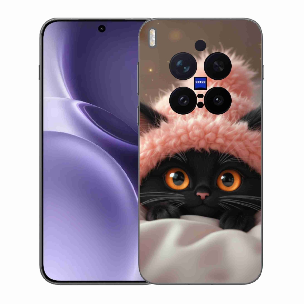 Gél borítás mmCase a Vivo X300 Pro 5G készülékhez - aranyos cica 7