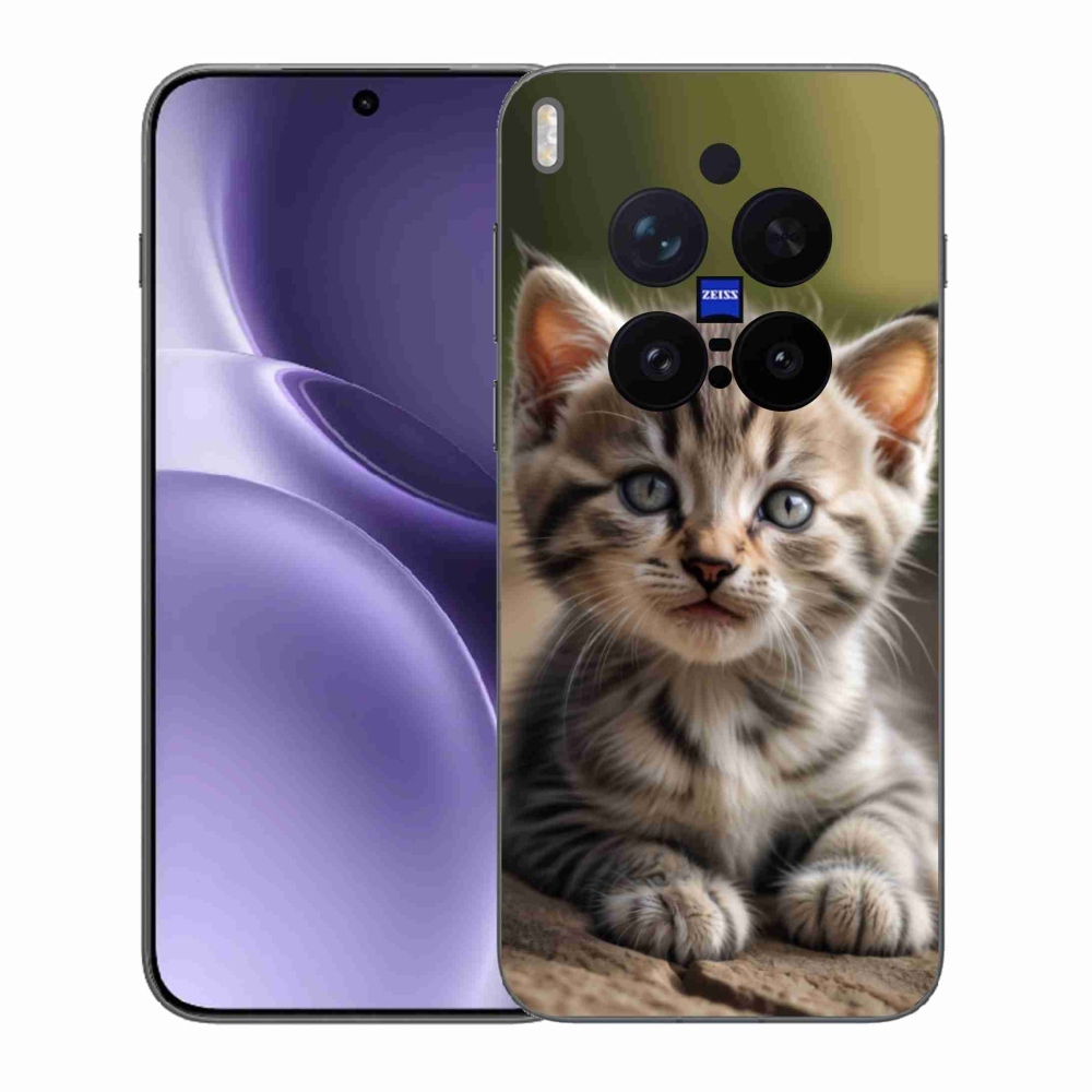 Gél borítás mmCase a Vivo X300 Pro 5G készülékhez - aranyos cica 9