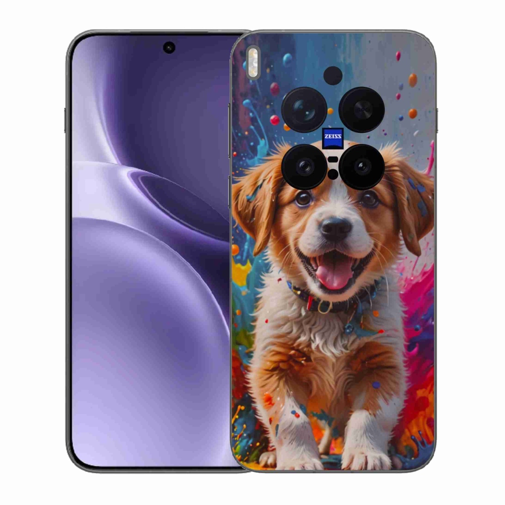 Gélburkolat mmCase a Vivo X300 Pro 5G-n - aranyos kiskutya 3