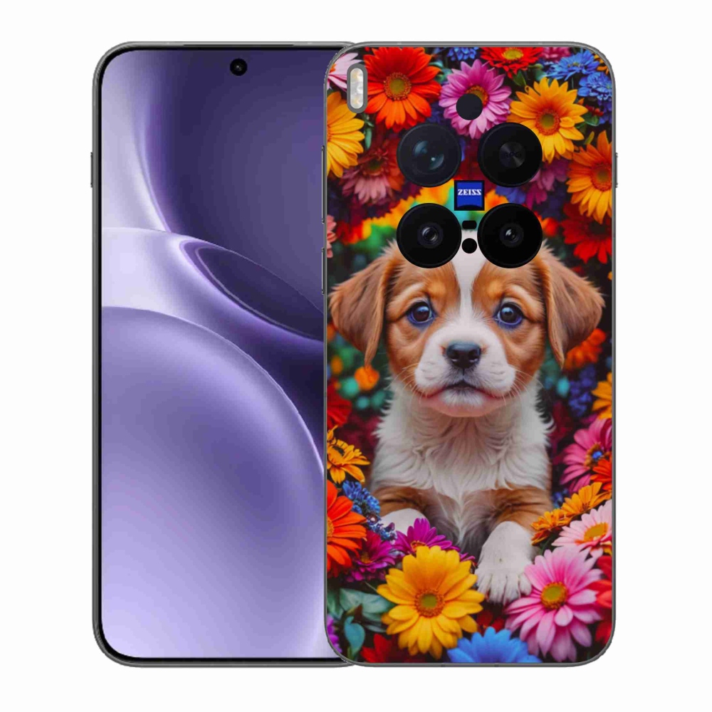 Gél borítás mmCase a Vivo X300 Pro 5G-hez - aranyos kiskutya