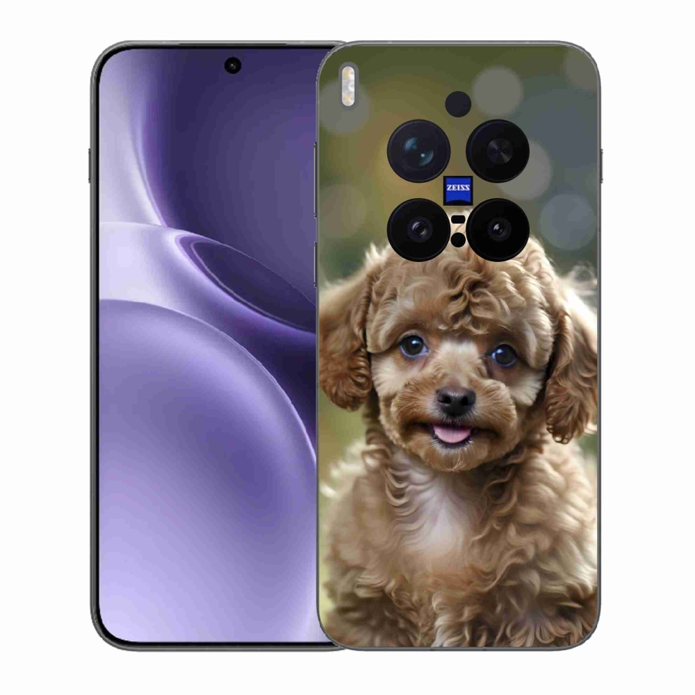 Gél borítás mmCase a Vivo X300 Pro 5G készülékhez - aranyos uszkár