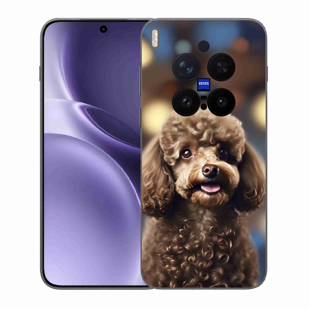 Gél borítás mmCase a Vivo X300 Pro 5G készülékhez - aranyos uszkár