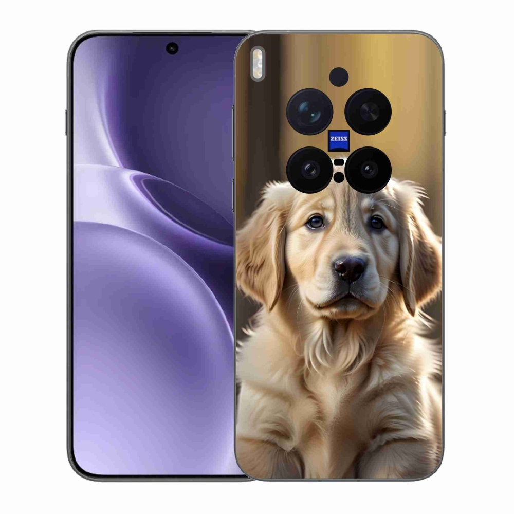Gél borítás mmCase a Vivo X300 Pro 5G készülékhez - aranyos arany retriever