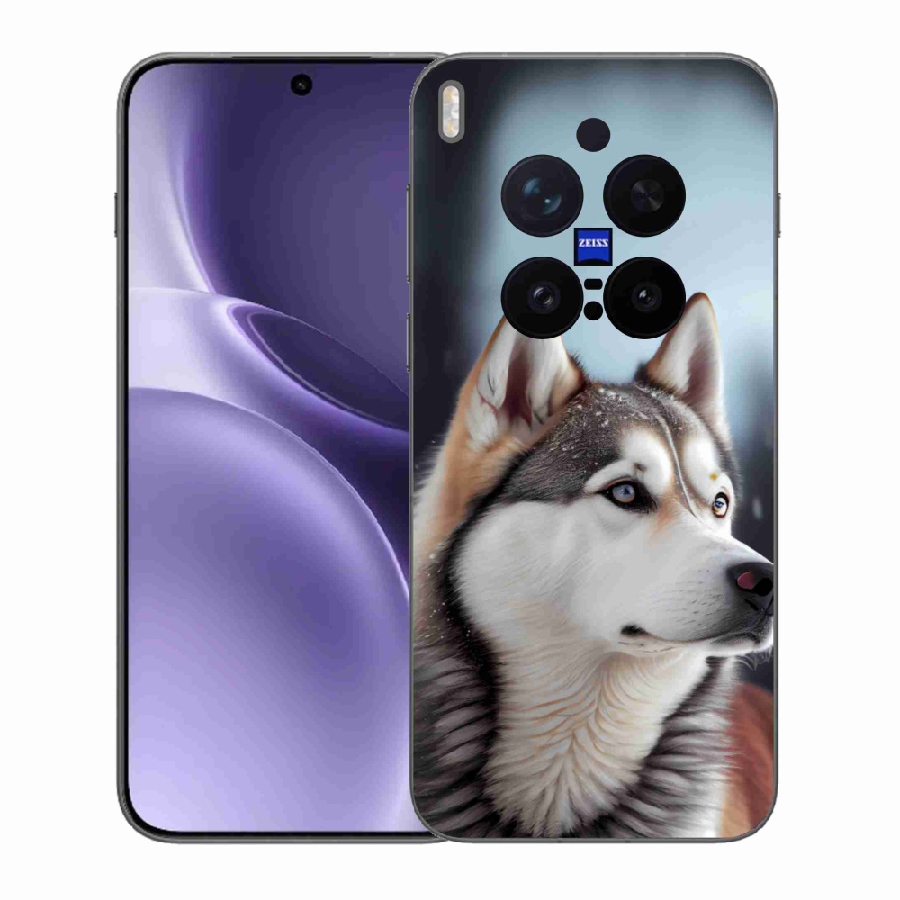 Zselés borítás mmCase a Vivo X300 Pro 5G készülékhez - Siberian Husky
