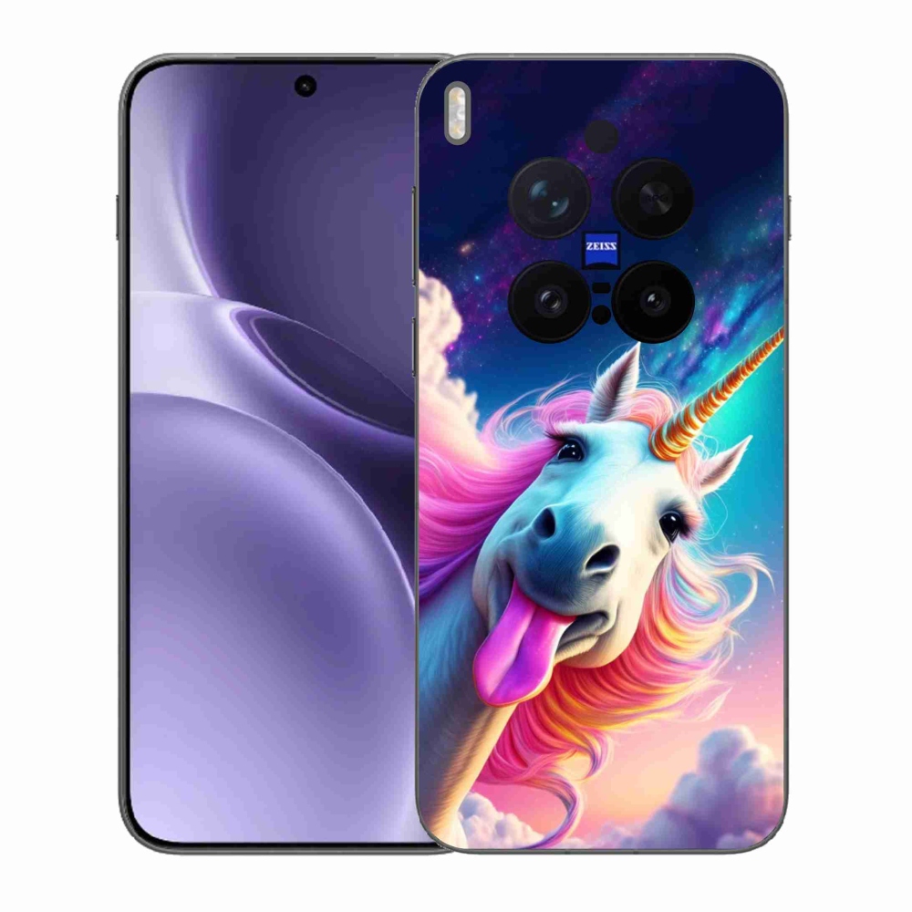 Zselés borítás mmCase a Vivo X300 Pro 5G-n - őrült egyszarvú